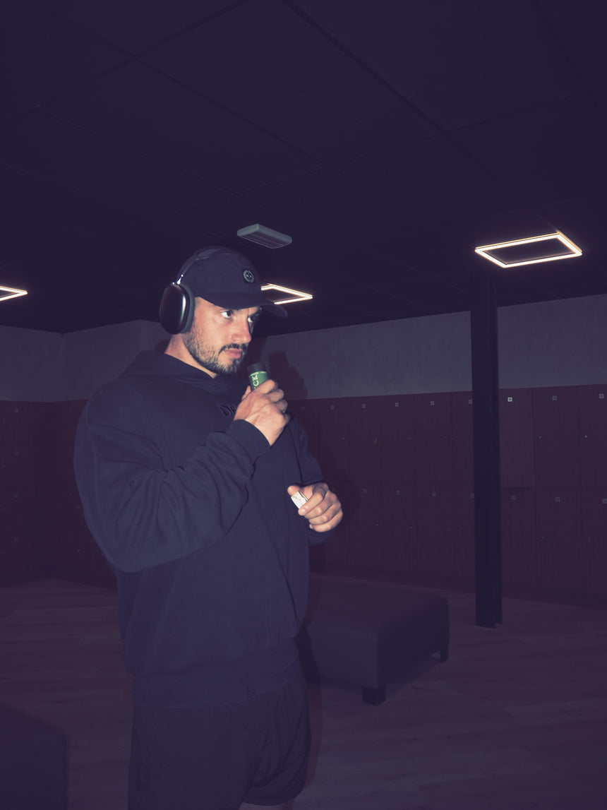 Kick gebruikt voor het sporten als frisse focusprikkel tijdens warming-up